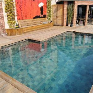 Rénovation d'une piscine carrelée, secteur Fiquefleur-Equainville Honfleur